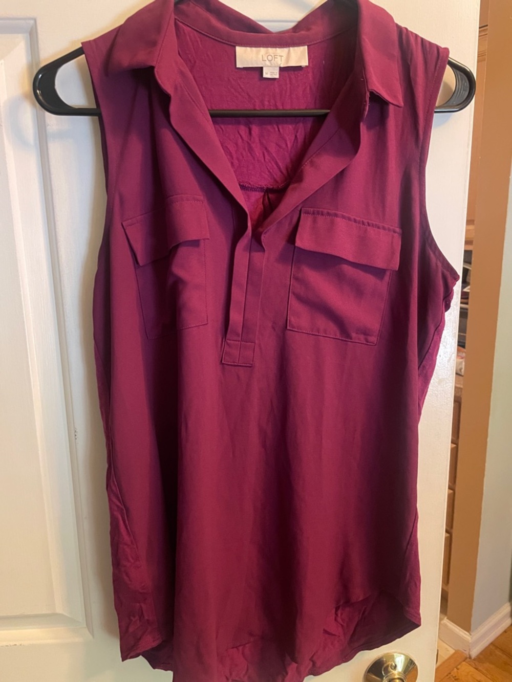 Loft sleeveless blouse